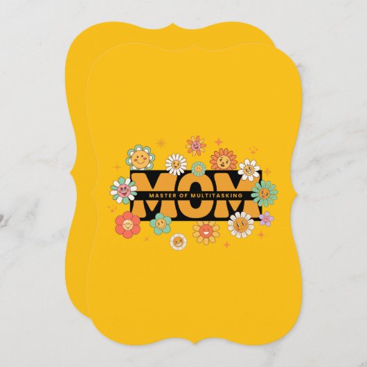 MOEDER: Moederdag Collectie 3 Feestdagenkaart (Voorkant / Achterkant)