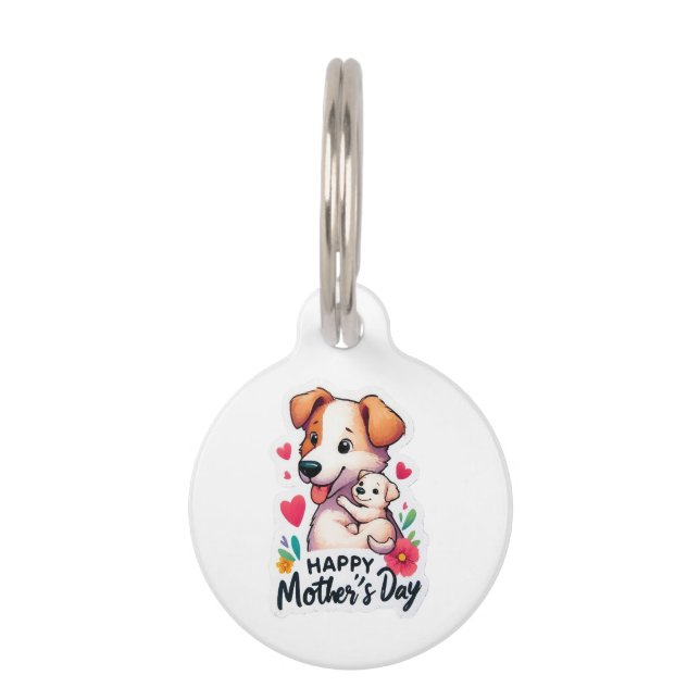Moeder Moederdag Dierenhond Huisdierpenning (Voorkant)