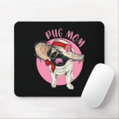 Moeder Moederdag Mama Moedertje Moeder Pug Muismat (Met muis)