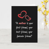 Moeder Moeders Moederdag Liefde Moeder Grappig Cad Kaart (Gele Bloem)