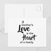 Moeder Moeders Moederdag Mam Mummy Gift Idee Briefkaart (Voorkant / Achterkant)