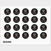 Moeder Moeders Moederdag mama Mummy Funny Gift Ronde Sticker (Vel)