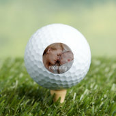 Moeder moedersdag aangepaste foto golfballen (Insitu Shirt)