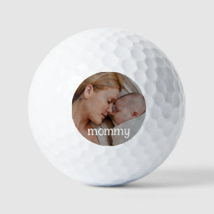 Moeder moedersdag aangepaste foto golfballen