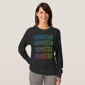 Moeder Monster Druipende Lettertype Algemene Hallo T-shirt (Voorkant volledig)
