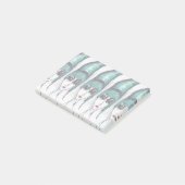 Moeder Monster Teal Bijenkorf Zonnebril Teken Kuns Post-it® Notes (Schuin)