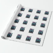 Moeder Monsters Halloween Heks Maan Pompoenen Begr Cadeaupapier (Uitgerold)