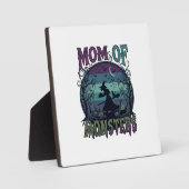 Moeder Monsters Halloween Heks Maan Pompoenen Begr Fotoplaat (Voorkant)