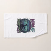 Moeder Monsters Halloween Heks Maan Pompoenen Begr Handdoek (Handdoek)