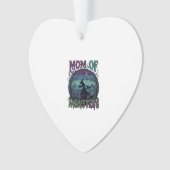 Moeder Monsters Halloween Heks Maan Pompoenen Begr Ornament (voorkant)