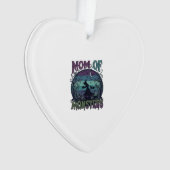 Moeder Monsters Halloween Heks Maan Pompoenen Begr Ornament (voorkant)