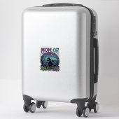 Moeder Monsters Halloween Heks Maan Pompoenen Begr Sticker (Koffer)