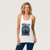 Moeder Monsters Halloween Heks Maan Pompoenen Begr Tanktop (Volledige Voorkant)