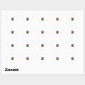 Moeder Monsters Halloween Heks Pompoenen Vleermuiz Hart Sticker (Vel)