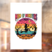 Moeder Monsters Halloween Heks Pompoenen Vleermuiz Raamsticker (Vel 2)