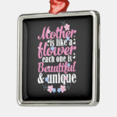 Moeder mooi en uniek metalen ornament (Links)