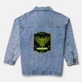 Moeder Motorfiets Rider Denim Jacket (Achterkant)