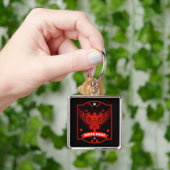 Moeder Motorfiets Rider Sleutelhanger (Hand)