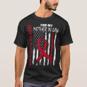 Moeder Multiple Myeloma Bewustzijn Amerika T-shirt (Voorkant)