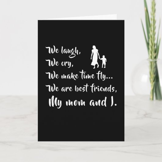 Moeder Mummy Moeders Moederdag mama Funny Gift Kaart (Voorkant)