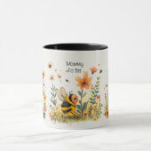Moeder naar Bij - Moederdag "Tuin van Liefde" Mok (Midden)