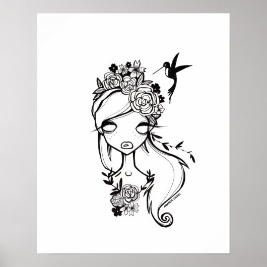 moeder Natuur-achtig Poster, 16x20 Poster (Voorkant)