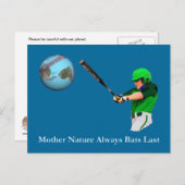 Moeder Natuur Altijd laatste vlekken Briefkaart (Voorkant / Achterkant)
