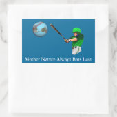 Moeder Natuur Altijd laatste vlekken Rechthoekige Sticker (Tas)