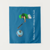 Moeder Natuur Altijd laatste vlekken Wandkleed (Voorkant)