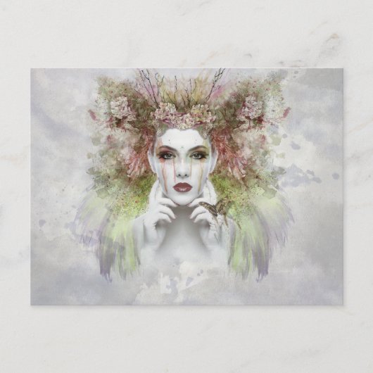 Moeder natuur briefkaart (Voorkant)