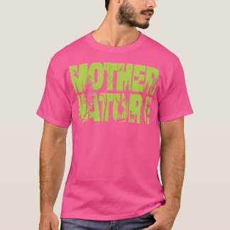 Moeder Natuur die buiten kamperen T-shirt