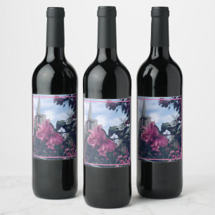 Moeder Natuur -  Floral Wijn Etiket