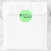 Moeder Natuur goedgekeurd Ronde Sticker (Tas)
