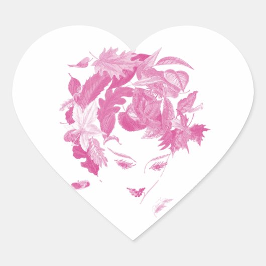 Moeder Natuur Hart Sticker (Voorkant)