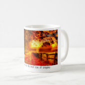 Moeder Natuur heeft de beste doos krayonen (Herfst Koffiemok (Voorkant rechts)