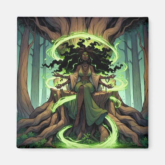 moeder-Natuur-magneet Magneet (Voorkant)