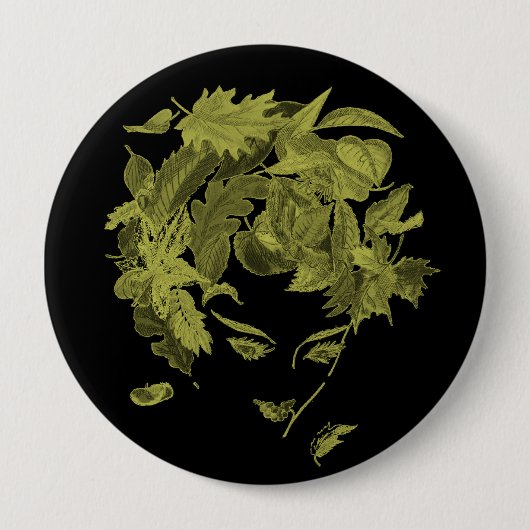 Moeder Natuur Ronde Button 4,0 Cm (Voorkant)