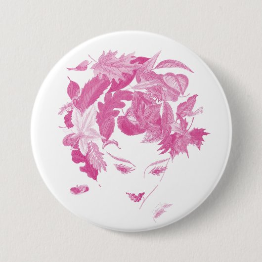 Moeder Natuur Ronde Button 7,6 Cm (Voorkant)