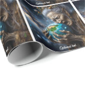 Moeder Natuur rouwende aarde Cadeaupapier (Rol Hoek)