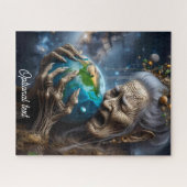 Moeder Natuur rouwende aarde Legpuzzel (Horizontaal)