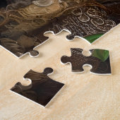 Moeder Natuur rouwende aarde Legpuzzel (Zijkant)