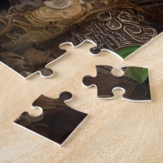 Moeder Natuur rouwende aarde Legpuzzel (Zijkant)