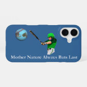 Moeder Natuur slaat altijd laat iPhone 16 Hoesje (Achterkant horizontaal)