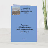 "Moeder Natuur Speeltuin" aanmoedigingskaart Kaart (Achterkant)