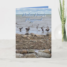 "Moeder Natuur Speeltuin" aanmoedigingskaart Kaart
