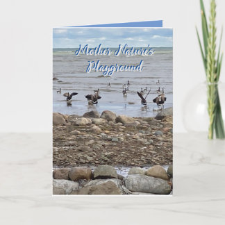 "Moeder Natuur Speeltuin" aanmoedigingskaart Kaart
