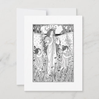 Moeder Natuur Summer Feestdagenkaart