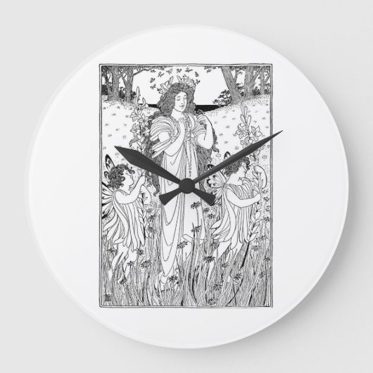 Moeder Natuur Summer Grote Klok (Voorkant)