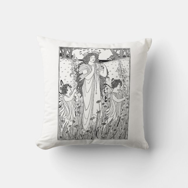 Moeder Natuur Summer Kussen (Voorkant)