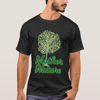 Moeder Natuur Tree Save the Planet Ecological Gift T-shirt